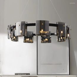 Pendant Lamps Modern LED Chandelier Lighting Nordic Light Luxury Glass Dining Room Living Table Bar Bedroom Balcony Loft