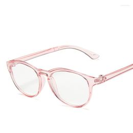 Sunglasses Frames 2022 Children's Anti Blue-Ray Glasses Fashion Small Round Frame Kids Plastic Boys And Girls
