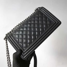 Evening Bags Luxury Designer Real Leather Chain Crossbody Lock for Women For Ladies Handbags Fashion Diamond Pattern Shoulder L221014