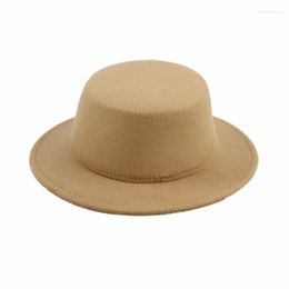 Berets Children Kids Top Fedoras Hat Felt Vintage Gentleman Bucket Wedding Party Festival Caps Craft 18colors Cosplay Costume