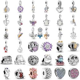 925 Sterling Silver Dangle Charm Women Beads High Quality Jewelry Gift Wholesale Spring Collection Preview Pendant Bead Fit Pandora Charms Bracelet DIY