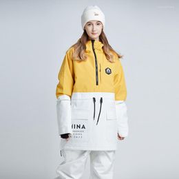 Men's Tracksuits Winter Slim Thick Warm Ski Jacket Women Waterproof Windproof Sport Coat Snowboarding Female Costumes Outdoor Wear