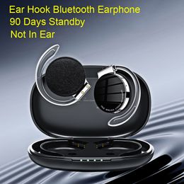 Ongol F2 TWS Over-Ear Wireless Earphones Long Battery Life Bluetooth 5.2 Sports Open-Ear Hook Cordless Stereo Never Drop Off Not In-Ear