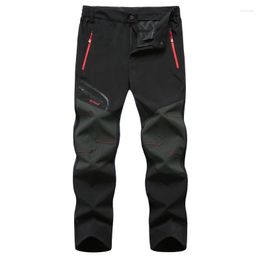 Men's Pants Men Women Outdoor Spring Autumn 2022 Plus Size 6XL Hiking Colour Matching Casual Elastic Quick-drying Cargo