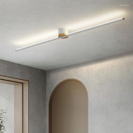 Ceiling Lights Minimalist One-line Long Strip Lamp Living Room Bedroom Wall Mounted Line Aisle Modern Led Lamps