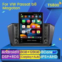 Android 11 Car dvd Radio Multimedia Player For VW Passat b8 2015-2020 Tesla Style Autoradio GPS Navigation Carplay Stereo BT