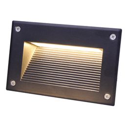 Outdoor Waterproof Underground lamp 5W Led Stair Step Light Recessed Wall Corner Lighting Footlight For Landscape Pathway stairway 85-265V DC12V
