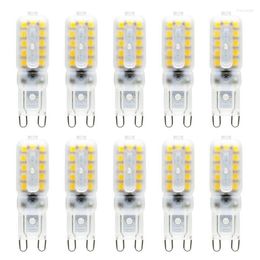 Kawatik 10PCS G9 Replace Led Bulb 220V 2.5W Warm White Durable Bright Dimmable