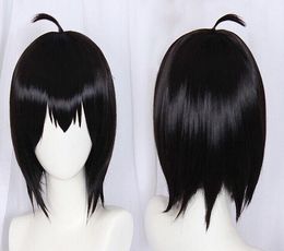 2022 Briar Anime Characters Daily Cosplay Wigs Black Short Hair Boy wig