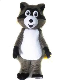 Factory direct sale Gray Puppy Mascot Costume Adult Size Dog Mascots Xmas Party Dress