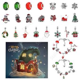 Christmas Advent Calendar Bracelet Advent For Girls Christmas Countdown DIY Jewellery Making 120pcs DAT498