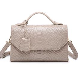 Luxury Snake Skin Handbags For Women PU Leather Shoulder Good Quality Fashion Ladies Tote Bag