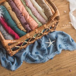 Christening dresses Newborn Photography Props Mao Tassel Decorative Wrap Pad Yarn Pure Colour Pattern Cloth Towel for Baby Photo Prop Accessories T221014