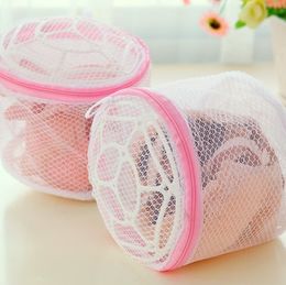 Pink Washing Bags Zipper Laundry Bag Home Use Mesh Clothing Underwear Organiser Bra Wash 1223329