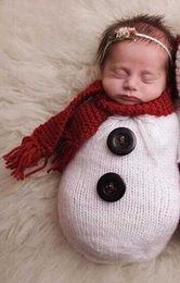 Christening dresses Children Photography Clothing Knitted Sleeping Bag Baby Souvenirs Christmas Theme Clothing Newborn Photography Props Accessories T221014