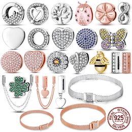 925 Sterling Silver Dangle Charm Women Beads High Quality Jewelry Gift Wholesale Charmhub REFLEXION Bracelet Bead Fit Pandora Charms Bracelet DIY