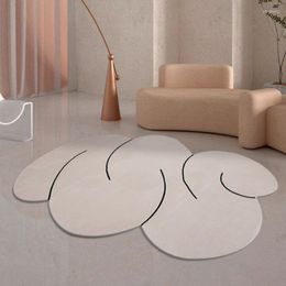 Carpets Living Room Carpet Large Area Home Decoration Modern Minimalism Fluffy Hairy Comfortable Rug IG Anti Slip Cute Coffee Table Mat