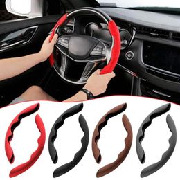 Steering Wheel Covers Car Cover Winter Suede Anti-Skid Accessories For Four Seasons Universal Decorative