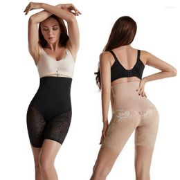 Women's Shapers Women Body Shaper Fajas BuLifter Booty Lift Pulling Tummy Shapewear Belly Control Shorts Pattern Seamless Slimming Panties