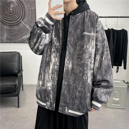 Men's Tracksuits In Spring 2022 The Men's Trend Casual Baseball Clothes Mainly Promote Personalized English Stand Collar Jackets