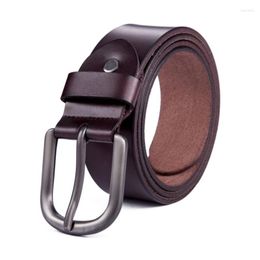 Belts Men Belt Cow Genuine Leather Brand Strap Male For Fashion Classice Vintage Pin Buckle Drop CZ100