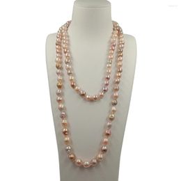 Chains Drop 120 Cm Nature Baroque Freshwater Pearl Necklace NECKLACE-good Quality