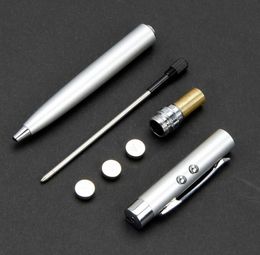 LED Christmas Ballpoint Pens Light up Writing Pen Students Gifts metal laser pointer pens