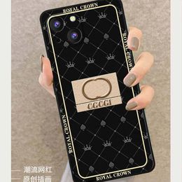 Luxurys Designers Iphone 13 Phone Cases White Black Phonecases For 13promax 13ro Premium Phonecases G Letters Printed Couple Beautifuls