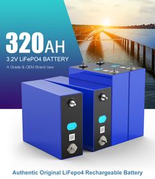 Grade A 3.2V 320Ah 310Ah 300Ah 280Ah 272Ah 230Ah 200Ah Lifepo4 Battery Cell Lithium Iron Phosphate Solar RV DIY 12V 24V 48V RV Boat Home Energy