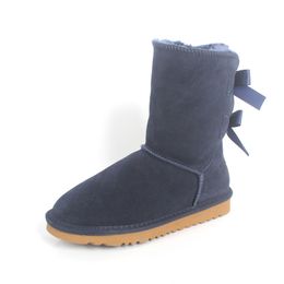 Botas de nieve lana mantenga zapatos calientes zapatillas de deporte de diseñador para mujeres marrón arena color rojo rosa azul púrpura leopardo estampado plush zapatillas G580-3 Tamaño 35-45 acumulación