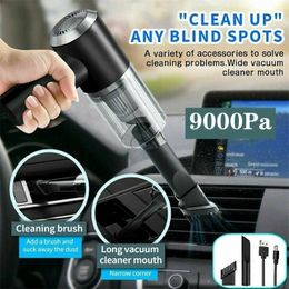 Cleaners Vacuum Wireless Car 9000Pa 120W High Power Hoover USB Arthargeable Handheld Home Cleaning Tools 221014