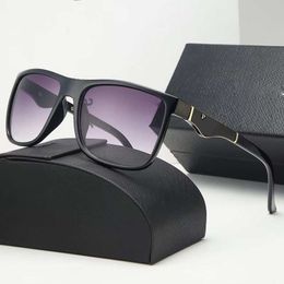 Neue Mode Luxus ovale Sonnenbrille für Männer Designer Sommer Sonnenbrillen polarisierte Brillen schwarze Vintage übergroße Sonnenbrille von Frauen männliche Sonnenbrille mit Box