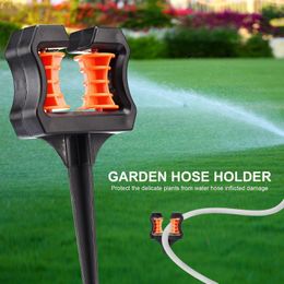 Watering Equipments Hose Guide Spike Water Pipe Roller Wheel Brackets Gardening High-strength Simply Garden Lawn Holder