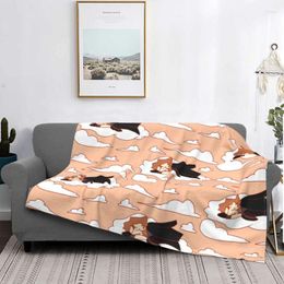 Coperte assonnata Chuuya coperta coperta pile bungou cani randagi anime lancio ultra soft per divano del divano automobilistico rugblanket