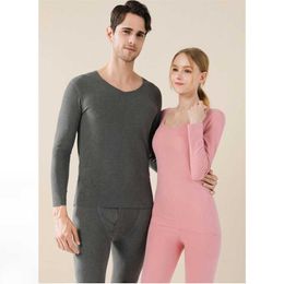 Men's Sleepwear Thermal Underwear Sexy Ladies Clothes Winter Seamless Warm Intimates Long Johns Mid Waist Buttoms Warm Body Panties Thick Clothe T221017