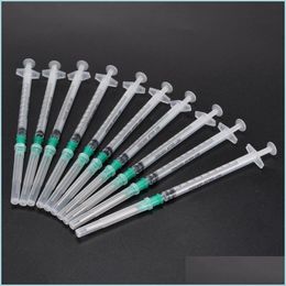 Lab Supplies 100 Pieces/Set 1Ml Syringe 18Ga 1.5 Inch Blunt Tip Needle Protective Er Cap Kit For Applications In Tight Spots Drop Ot0R8