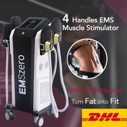 RF Machine Muscle Stimulator EMT body shaping EMS slimming equipment 4 handles