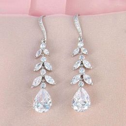 Dangle Earrings 2022 Products Luxury Pear For Women Anniversary Gift Jewellery Wholesale E7483