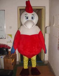 Discount factory sale lucky white head Chicken doll Fancy Dress Cartoon Adult Animal Mascot Costume