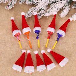 Christmas decorations Mini hat lollipop hat Christmas non-woven RRB16440