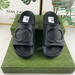 Pantoufles sandálias chinelas designers sandálias sapatos de moda arco -íris dearfoam feminino designer slipper slide plataforma plataforma cunha de verão marcas de borracha praia