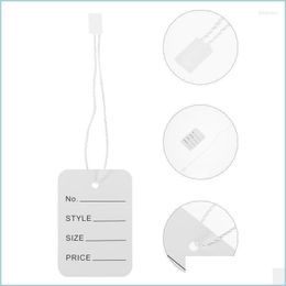 Jewellery Pouches Bags Jewellery Pouches Bags 1000Pcs Clothes Price Tags Hanging Size For Clothing Store With Strings Brit22 Drop Deliv Dhjz1