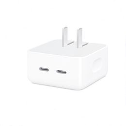 Fast Charging 35W GaN PD Dual usb plug types-C Power Adapter for iPhone Wall