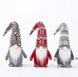 Festive Party Supplies Christmas Plush Toy Faceless Doll European Style Christmas Gnomes Dolls Xmas Gifts For Men Women JNB16418