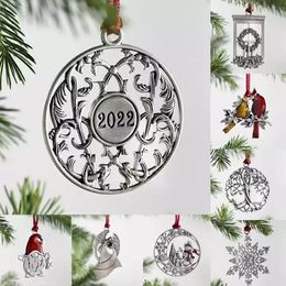 Christmas Decorations Wholesale various styles retro metal pendants hanging luxury tree decoration RRB16446