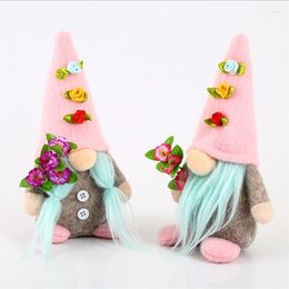 Christmas Decorations 1pcs Faceless Gnome Handmade Doll Plush Hanging Ornament Decoration Tree Decor