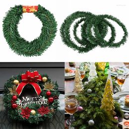 Christmas Decorations 1Pc Pine Needle Rattan Vine Decoration Year Party Tinsel Green Leaf Garland Home Garden Xmas Tree Hanging Ornament