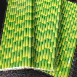 newBiodegradable Bamboo Straw Paper Green Straws Eco Friendly 25 Pcs a Lot on Promotion 800 lots DAC503