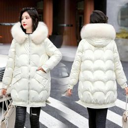 Women's Trench Coats Women's Winter Parka Fashion Jacket Hooded Thick Warm Casual Long Snow Coat