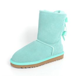 Schneestiefel Wolle halten Warm Schuhe Designer Sneaker Männer Frauen kastanienbraun Sandfarbe Rotrosa Blau Lila Leopardenmuster Plüsch Schuh G580-3 Größe 35-45 Top